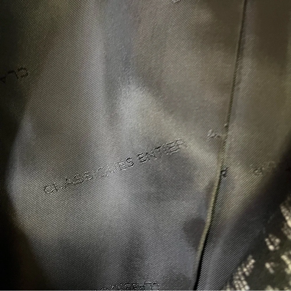 Classiques Entier Atelier Black Silver Collared 3/4‎ Sleeves Blazer Size Medium